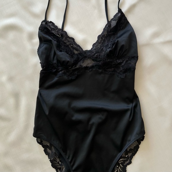 NWT 🖤 Zara Body Suit Lace Black Size S - Picture 2 of 5